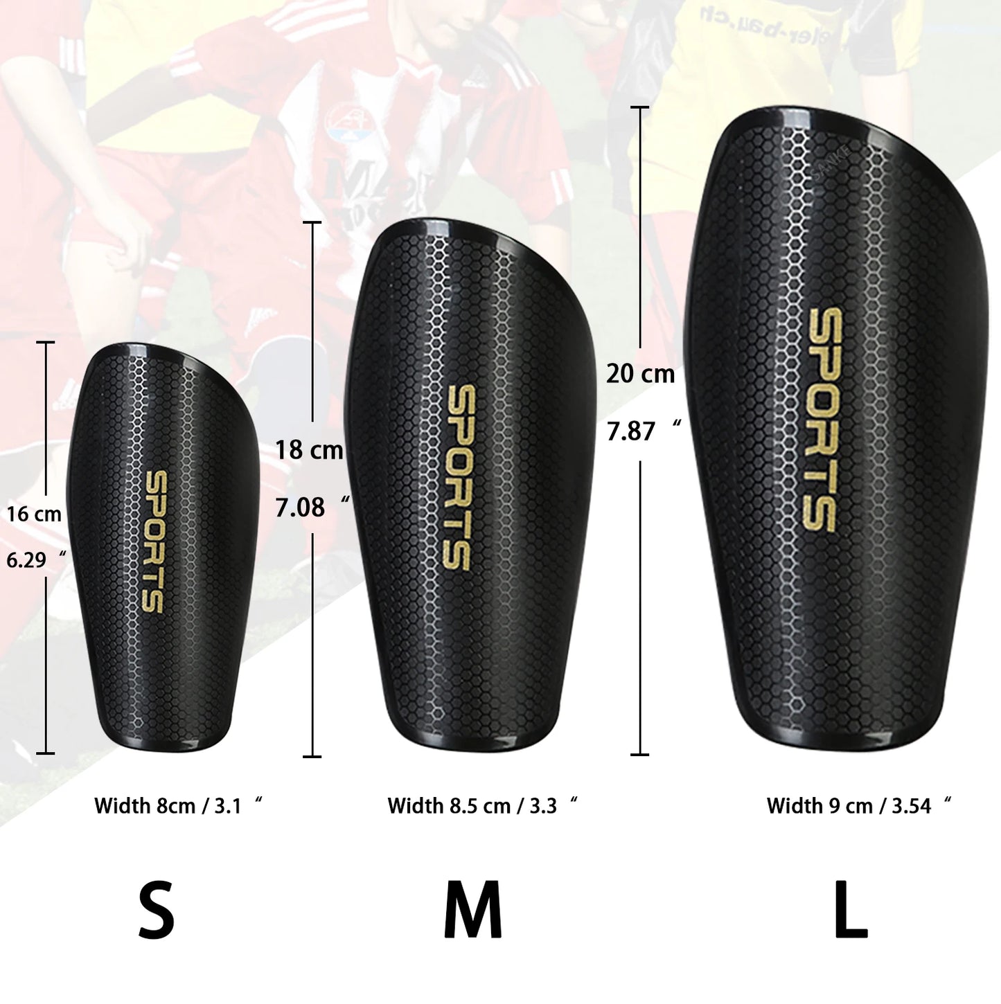 Professional Soccer Shin Guards