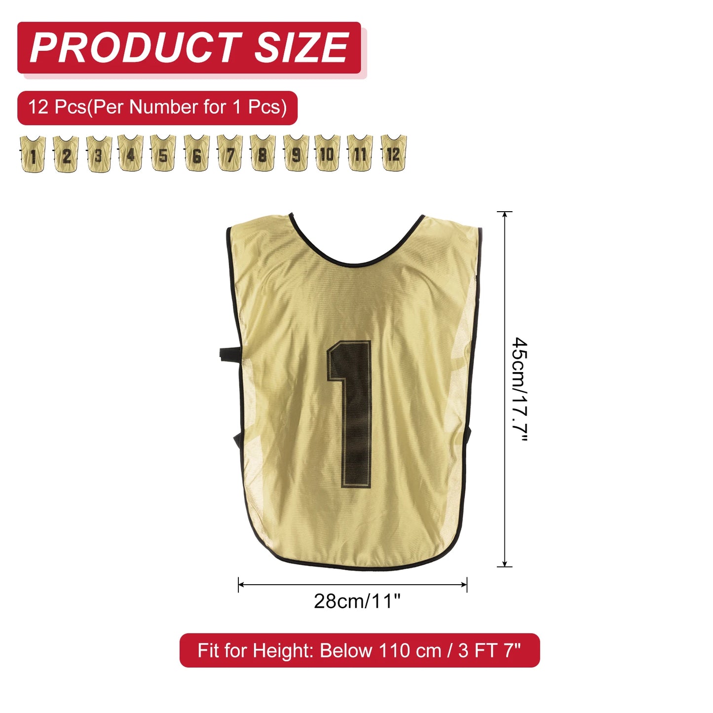 Soccer Training Bibs Set