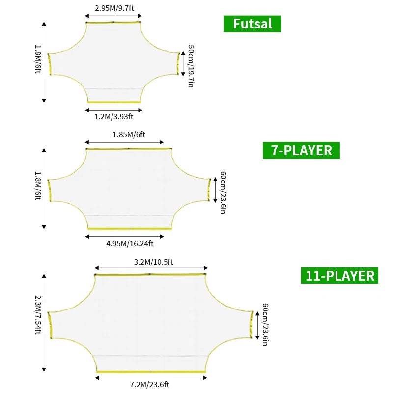 Portable Soccer Practice Goal