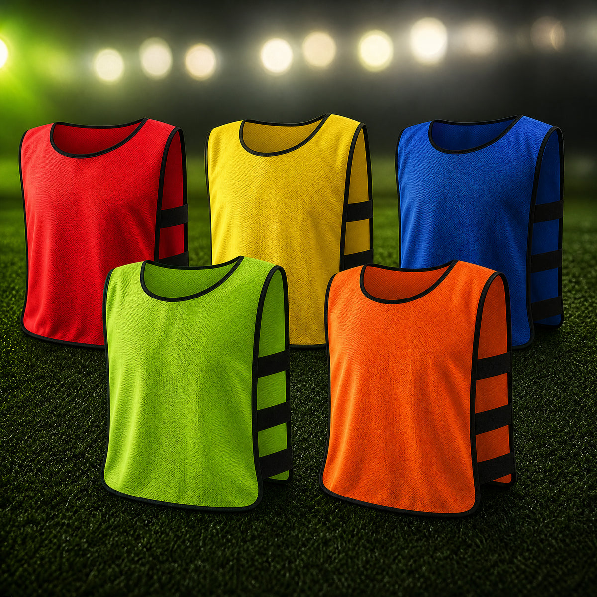 Numbered Sports Training Bibs — Eleven Squad professional product photo