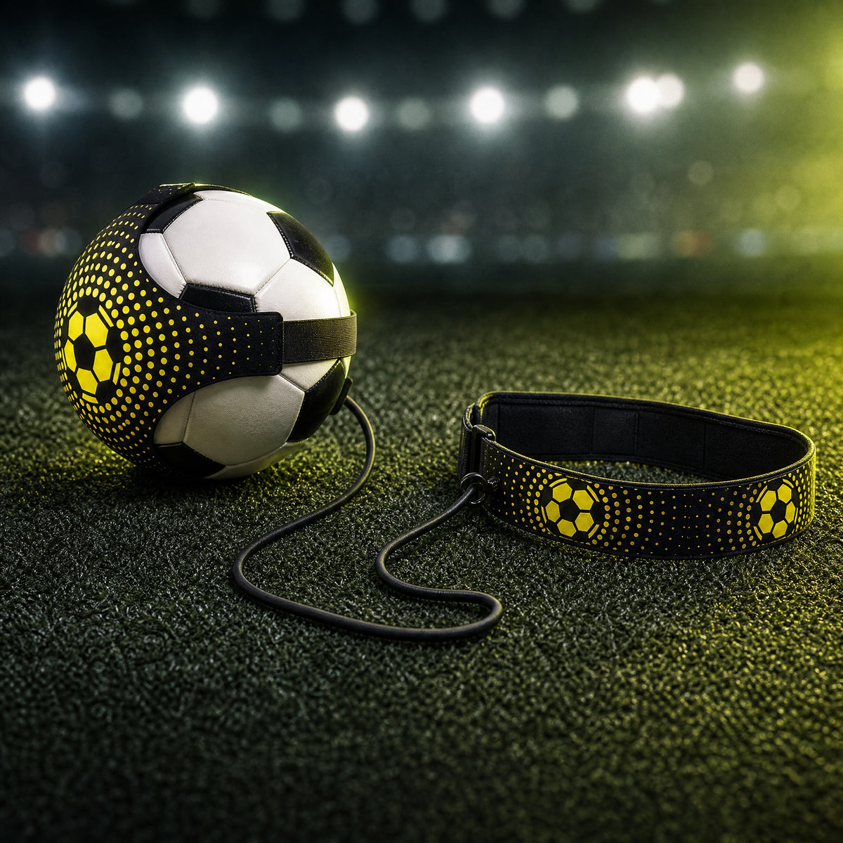 Elastic Football Training Ball — Eleven Squad professional product photo