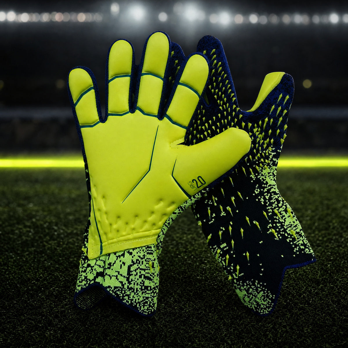 Strong Grip Goalkeeper Gloves — Eleven Squad professional product photo